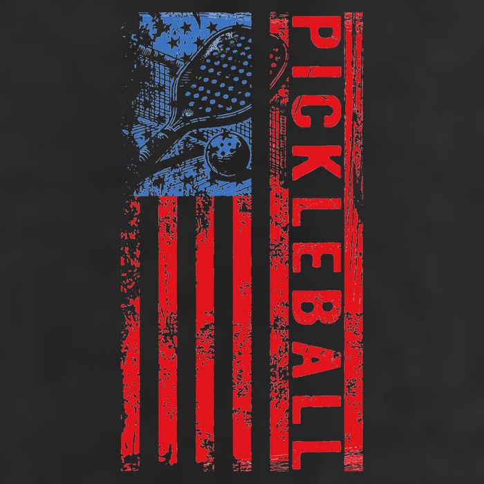 Us Flag Pickleball American Pickleball Player 25L Jumbo Tote