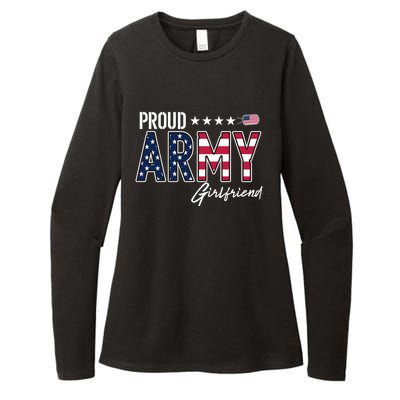 Us Flag Proud Army Friend Gift Womens CVC Long Sleeve Shirt