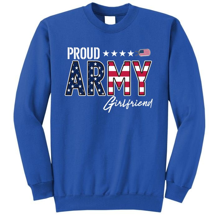 Us Flag Proud Army Friend Meaningful Gift Tall Sweatshirt