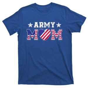 Usa Flag Proud Army National Guard Mom Military Mother's Day Gift T-Shirt