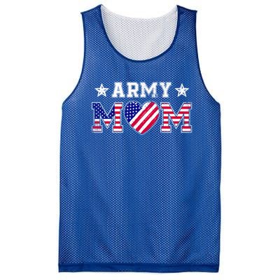 Usa Flag Proud Army National Guard Mom Military Mother's Day Gift Mesh Reversible Basketball Jersey Tank