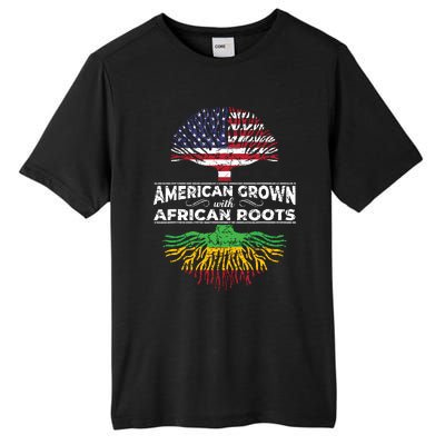 Us Flag Pride African American Heritage Black History Month Tall Fusion ChromaSoft Performance T-Shirt