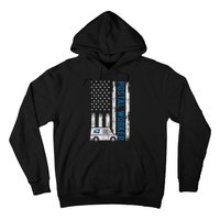 USA Flag Patriotic Postal Worker Mailman Mail Lady Novelty Hoodie