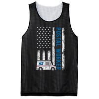 USA Flag Patriotic Postal Worker Mailman Mail Lady Novelty Mesh Reversible Basketball Jersey Tank