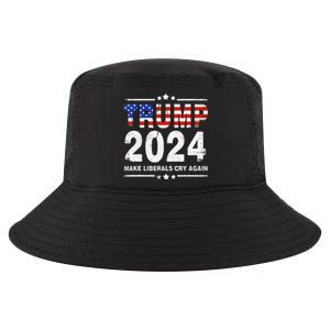 Usa Flag President Trump 2024 Make Liberals Cry Again Cool Comfort Performance Bucket Hat