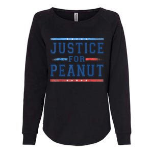 Us Flag Peanut Squirrel Justice For Peanut The Squirrel Gift Womens California Wash Sweatshirt