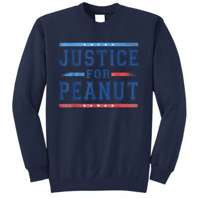 Us Flag Peanut Squirrel Justice For Peanut The Squirrel Gift Tall Sweatshirt