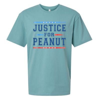 Us Flag Peanut Squirrel Justice For Peanut The Squirrel Gift Sueded Cloud Jersey T-Shirt