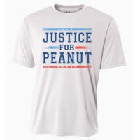 Us Flag Peanut Squirrel Justice For Peanut The Squirrel Gift Cooling Performance Crew T-Shirt