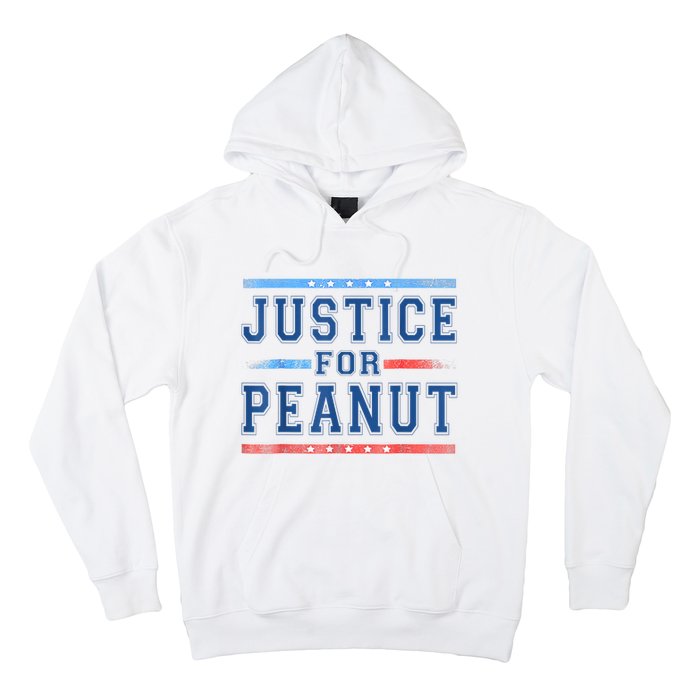 Us Flag Peanut Squirrel Justice For Peanut The Squirrel Gift Hoodie