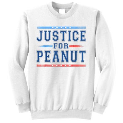 Us Flag Peanut Squirrel Justice For Peanut The Squirrel Gift Sweatshirt