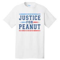 Us Flag Peanut Squirrel Justice For Peanut The Squirrel Gift Tall T-Shirt