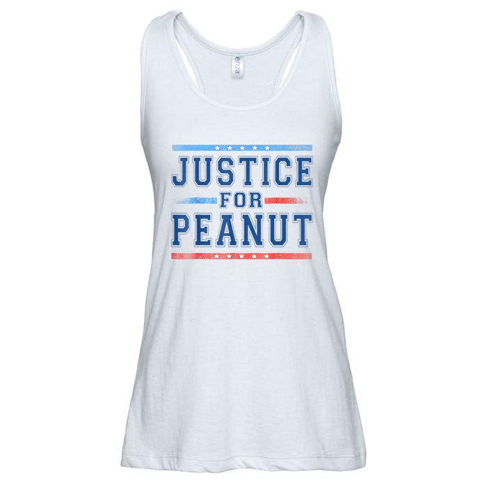 Us Flag Peanut Squirrel Justice For Peanut The Squirrel Gift Ladies Essential Flowy Tank