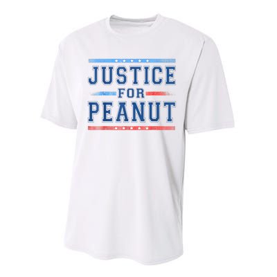 Us Flag Peanut Squirrel Justice For Peanut The Squirrel Gift Performance Sprint T-Shirt