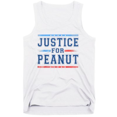 Us Flag Peanut Squirrel Justice For Peanut The Squirrel Gift Tank Top