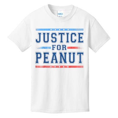 Us Flag Peanut Squirrel Justice For Peanut The Squirrel Gift Kids T-Shirt