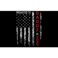 Usa Flag Promoted To Daddy Est 2024 New Dad First Time Dad Bumper Sticker