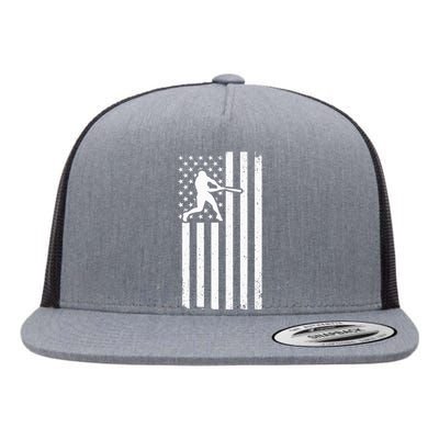 USA Flag Patriot Baseball & Softball Sport Flat Bill Trucker Hat