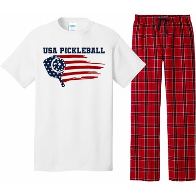 USA Flag Pickleball Design Pajama Set