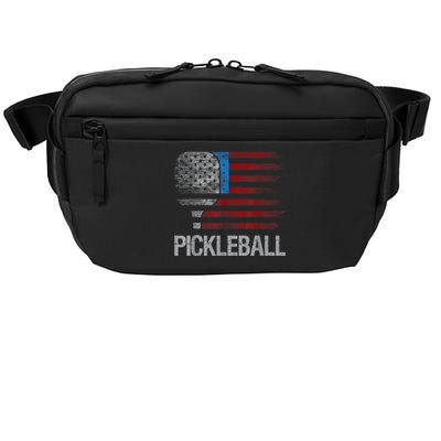 US Flag Pickleball Player Paddleball Lover Crossbody Pack