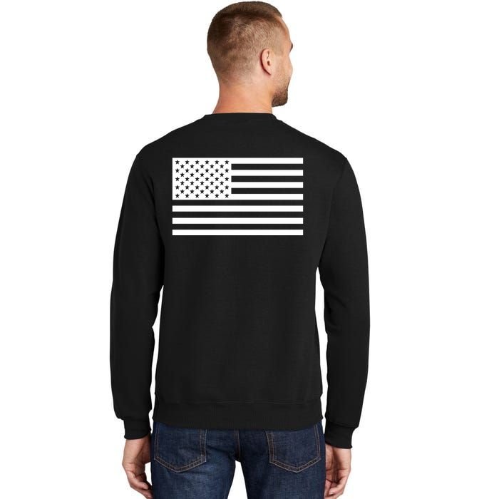 USA Flag Patriotic Front & Back United States Of America Pride Sweatshirt