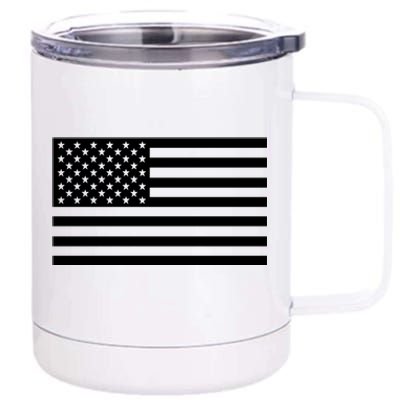 USA Flag Patriotic Front & Back United States Of America Pride 12 oz Stainless Steel Tumbler Cup