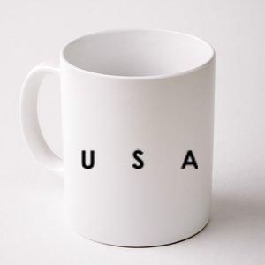 USA Flag Patriotic Front & Back United States Of America Pride Coffee Mug