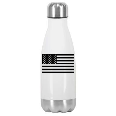 USA Flag Patriotic Front & Back United States Of America Pride Stainless Steel Insulated Water Bottle