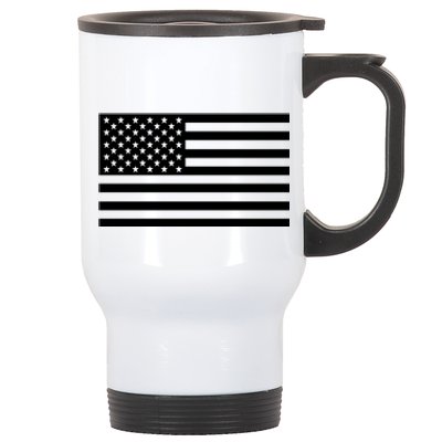 USA Flag Patriotic Front & Back United States Of America Pride Stainless Steel Travel Mug