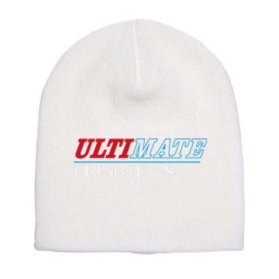 Ultimate Frisbee Player Disc Golf Short Acrylic Beanie