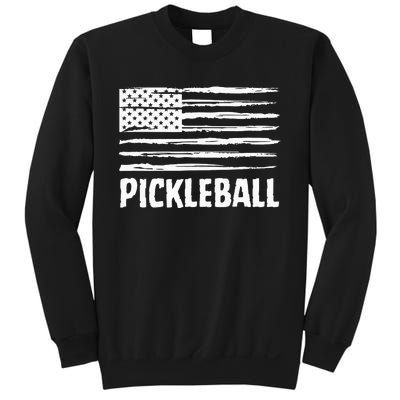 USA Flag Pickleball Vintage Cool Sweatshirt