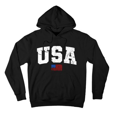 USA Flag Patriotic 4th Of July America Day Of Independence Hoodie