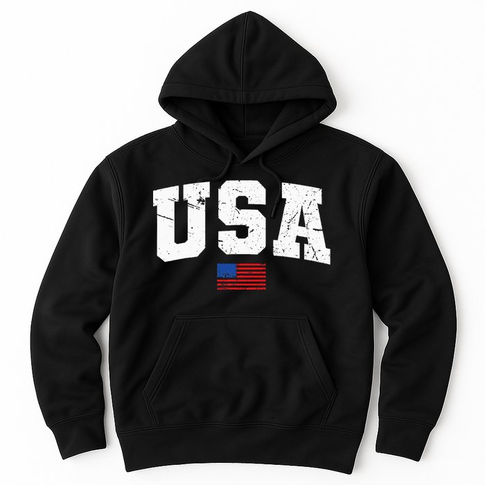 USA Flag Patriotic 4th Of July America Day Of Independence Hoodie