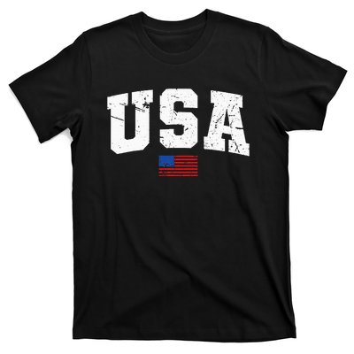 USA Flag Patriotic 4th Of July America Day Of Independence T-Shirt