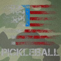 Us Flag Pickleball Player Paddleball Lover Legacy Tie Dye Trucker Hat