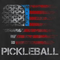 Us Flag Pickleball Player Paddleball Lover 15oz Campfire Ceramic Mug