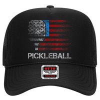 Us Flag Pickleball Player Paddleball Lover Hat