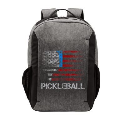 Us Flag Pickleball Player Paddleball Lover Vector Backpack