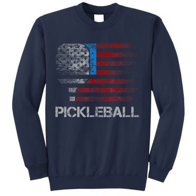 Us Flag Pickleball Player Paddleball Lover Sweatshirt