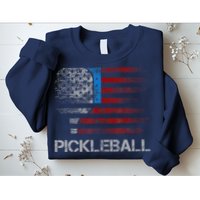 Us Flag Pickleball Player Paddleball Lover Sweatshirt