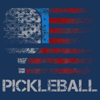 Us Flag Pickleball Player Paddleball Lover Flatbill Hat