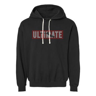 Ultimate Frisbee Player Disc Golf Garment-Dyed Fleece Hoodie