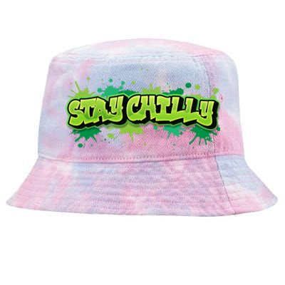 Ultimate Frisbee Player Stay Chilly Gift Tie-Dyed Bucket Hat