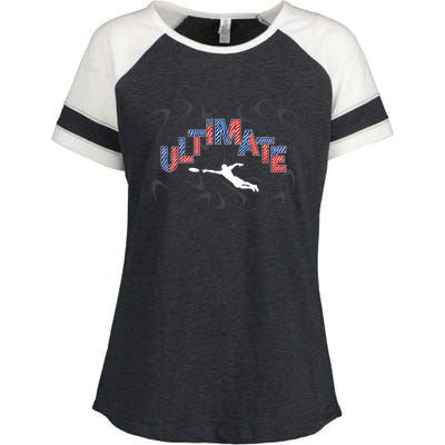 Ultimate Frisbee Player Disc Golf Vii Cute Gift Enza Ladies Jersey Colorblock Tee