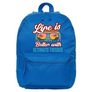 Ultimate Frisbee Player Life Is Better With Ultimate Frisbee Cool Gift 16 in Basic Backpack