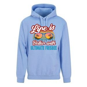 Ultimate Frisbee Player Life Is Better With Ultimate Frisbee Cool Gift Unisex Surf Hoodie