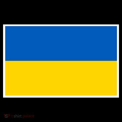 Ukraine Flag Pocket Logo Ukrainian National Colors T-Shirt