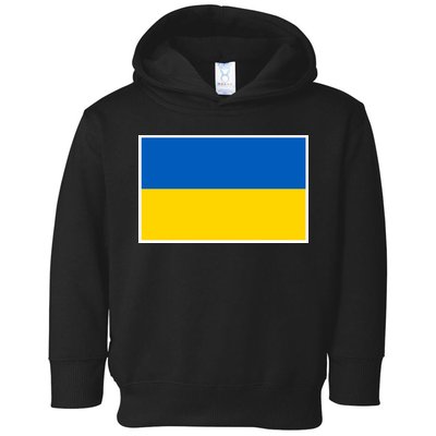 Ukraine Flag Pocket Logo Ukrainian National Colors Toddler Hoodie