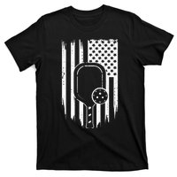 US Flag Pickleball Player Paddleball Lover T-Shirt