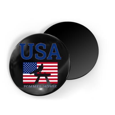 Usa Flag Pommel Horse Gymnastics Team American Gymnast Magnet